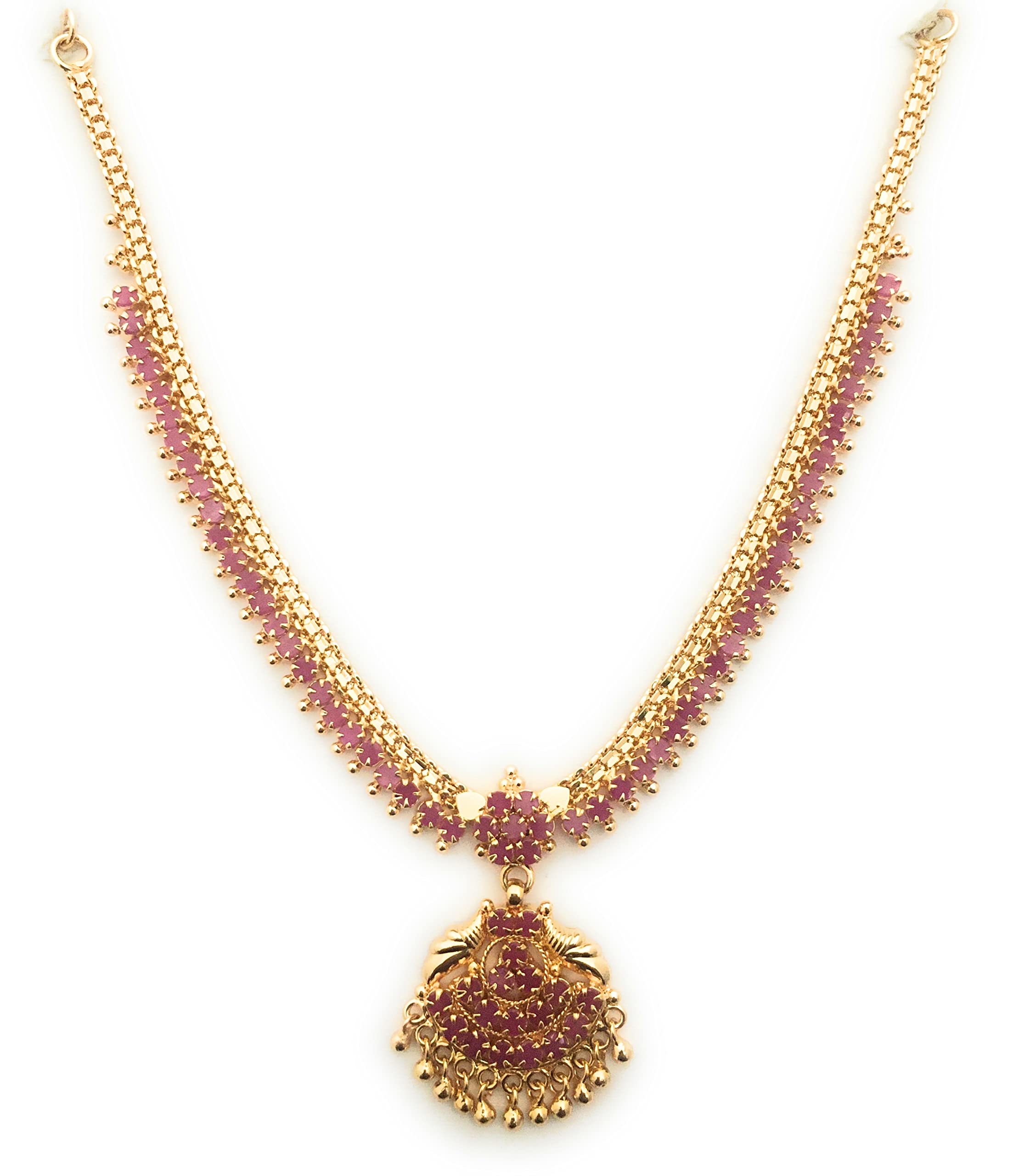 Sasitrends One Gram Micro Gold Plated Latest Necklace with Earrings for Women and Girls (B09N1HWF13) Amazon Price History, Amazon Price Tracker