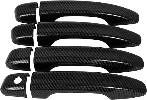 Miniatura 8 de OCPTY Juego de 4 cubiertas para manijas de puerta para Honda Accord 2018-2020 para Honda Accord, para exteriores del lado del conductor y del