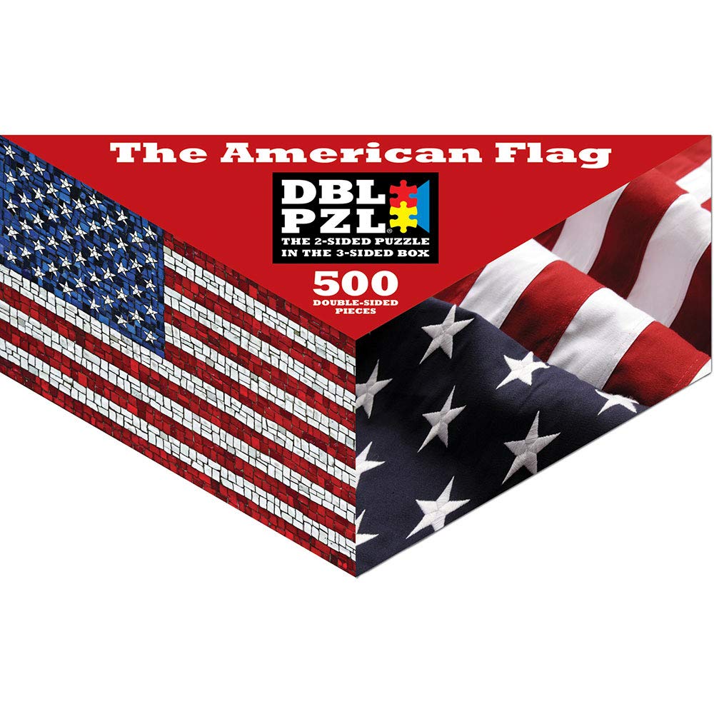 Amazon.com: The American Flag - 500pc Double-Sided Jigsaw Puzzle