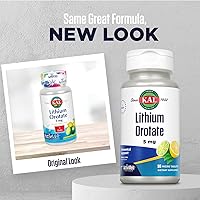 Vista 2 de KAL Orotate de litio ActivMelt 5 mg, litio quelado para una absorción y biodisponibilidad óptimas, apoyo saludable al estado de ánimo, sabor natural