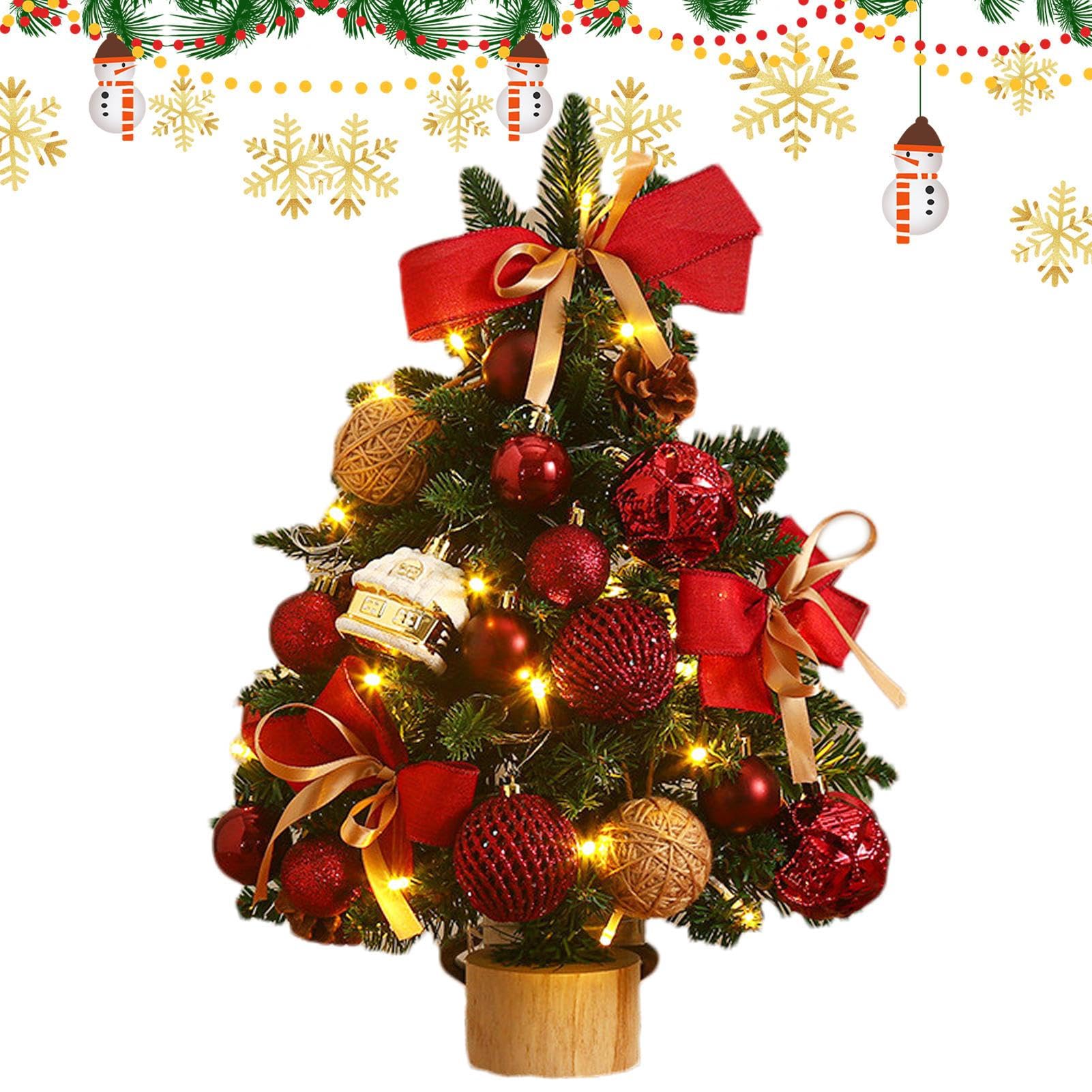Árbol de Navidad para sala y estanterías ideal en celebraciones de invierno
