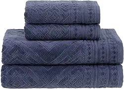 Buddemeyer Jogo de Toalhas Concórdia Gigante Azul 4 Peças