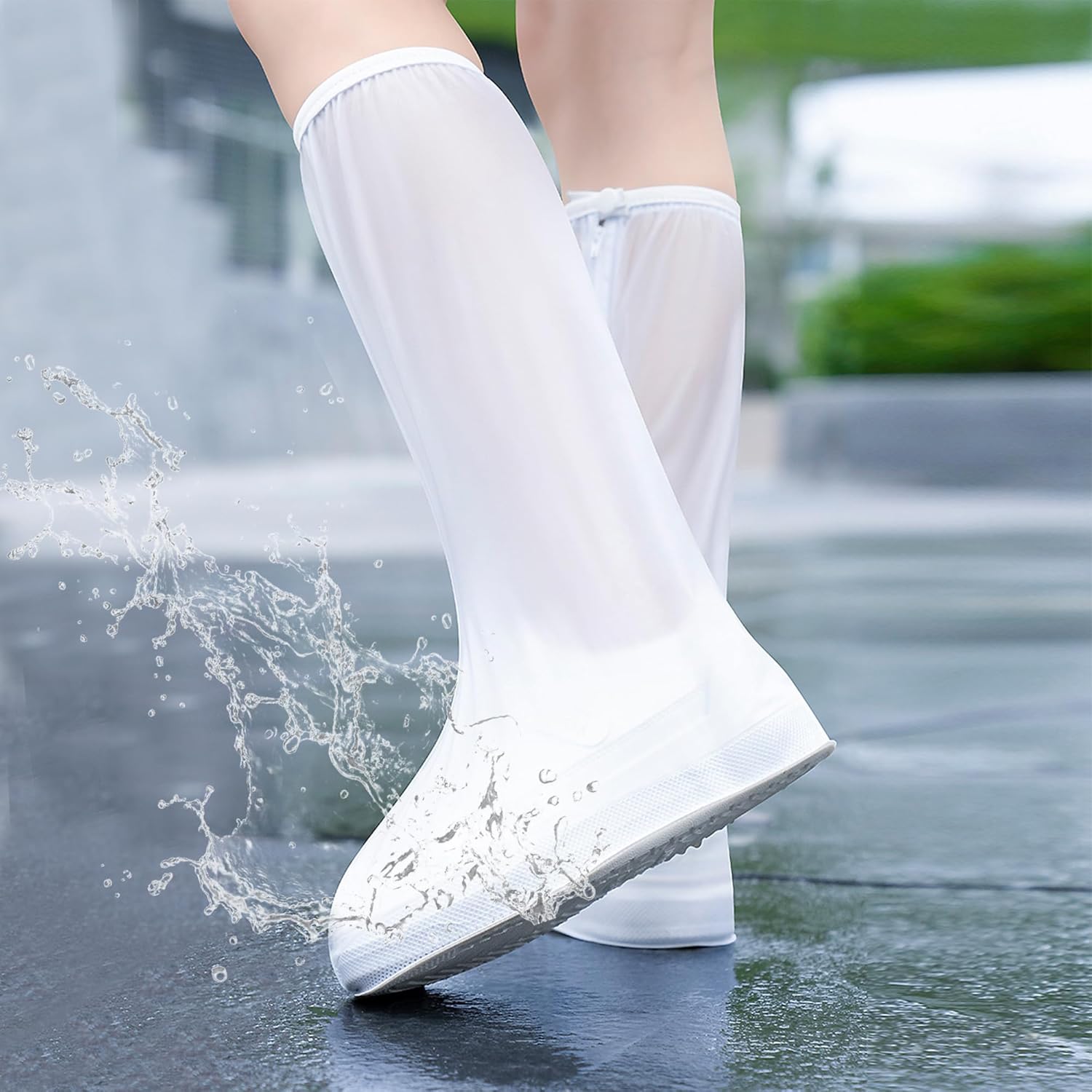 Waterproof Rain Shoe Cover Reusable Non-Slip Rainproof Boot Covers with Zipper Slip Resistance Overshoes Rain Mud Snow Shoe Protector Covers Hiking Climbing Camping Outdoor Sports Travel Waterproof Rain Shoe Cover Reusable Non-Slip Rainproof Boot Covers with Zipper Slip Resistance Overshoes Rain Mud Snow Shoe Protector Covers Hiking Climbing Camping Outdoor Sports Travel