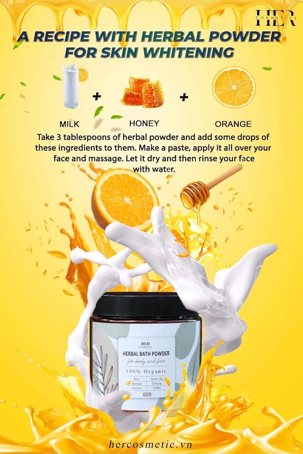 Herbal Bath Powder : Beauty & Personal Care