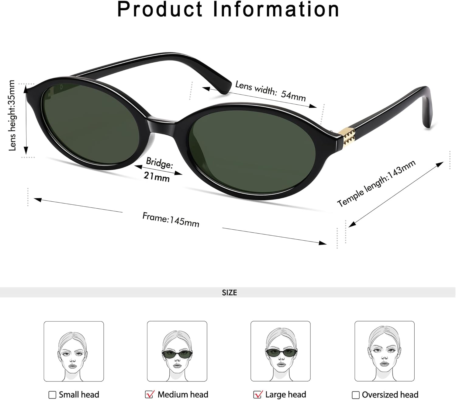 Retro Oval Sunglasses for Women Men Small 90s Trendy Narrow Vintage Fashion Funny Chic Sun Glasses AP3728 - Image 4