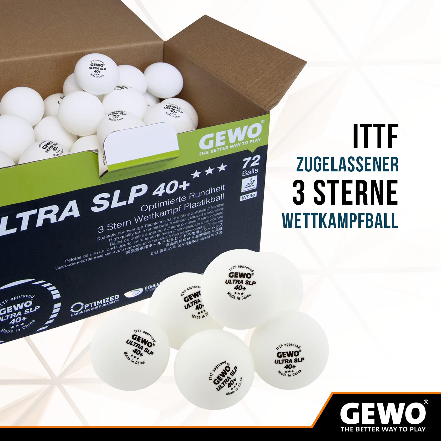 Gewo *** Ultra SLP40 - Tafeltennis Webshop