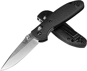 Benchmade - Mini Griptilian EDC Knife with CPM-S30V Steel, Drop-Point Blade, Made in the USA