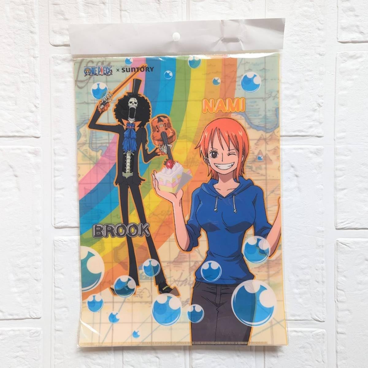 プラコレ　ワンピース　クリアファイル　ナミ＆キャロット ワンピース】『MUGIWARA STORE ARTS』クリアファイル ナミ