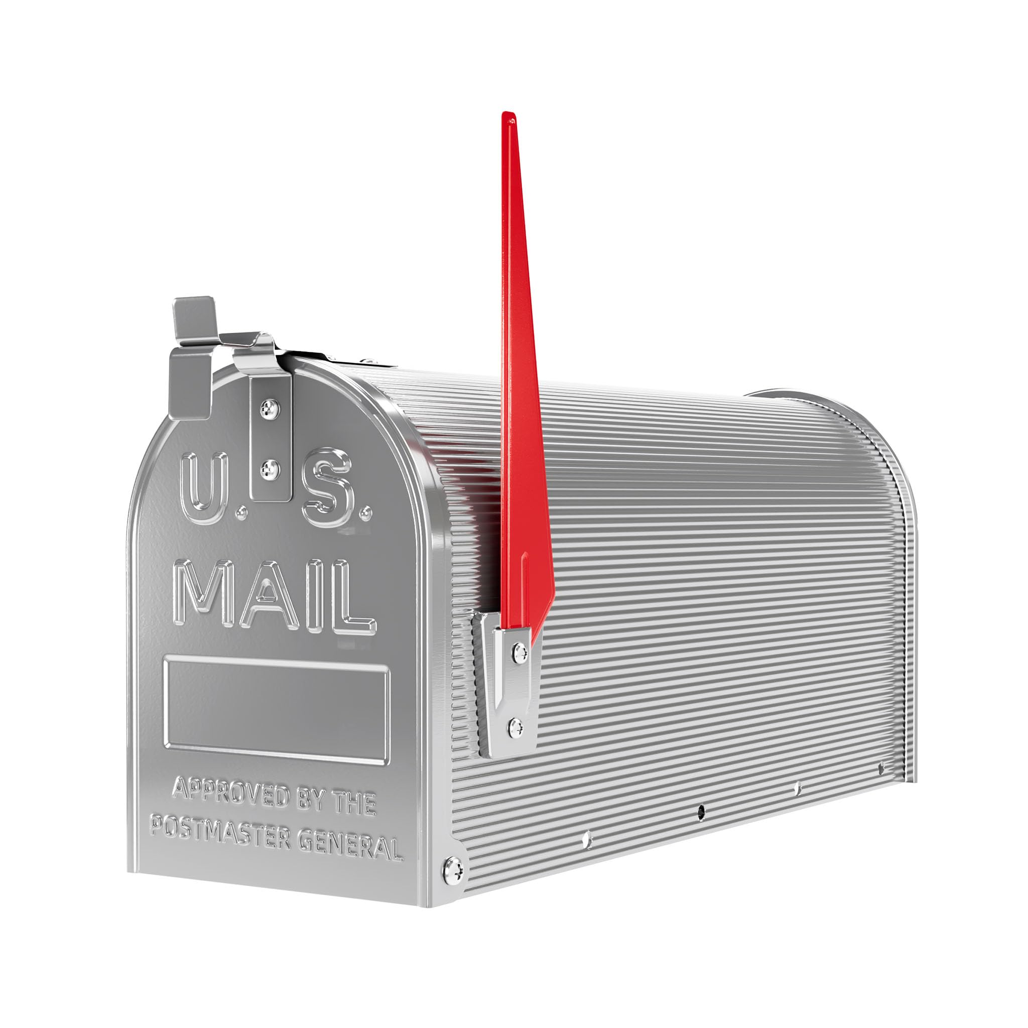 Wiltec US Mailbox Silbergrau 180 x 220 x 480 mm