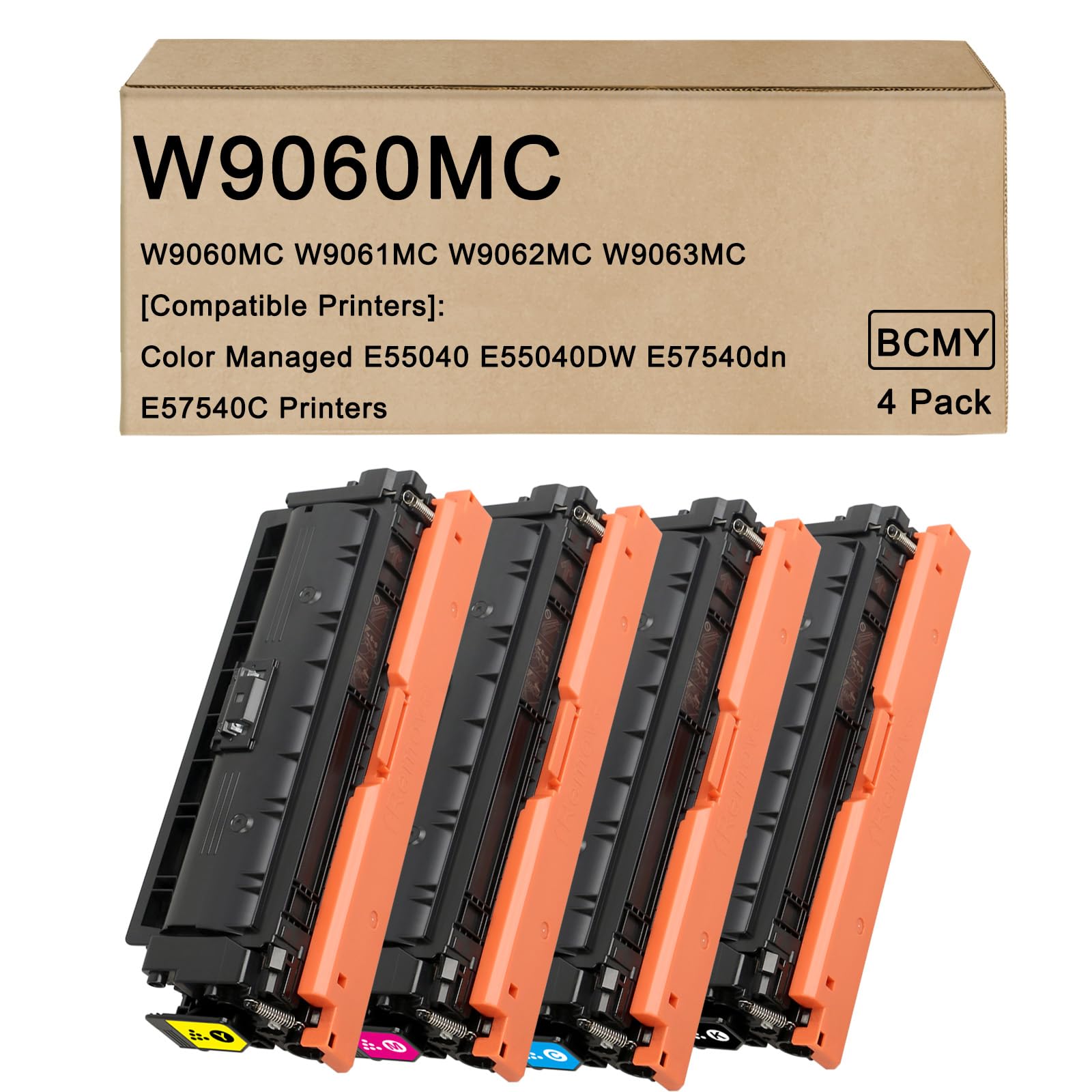 W9060MC W9061MC W9062MC W9063MC Remanufactured Toner Cartridges