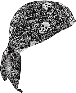 Bandana De Performance Ergodyne Chill-Its 6615 Do Rag Skull Cap Bandeau Anti Transpiration En Tissu Ponge Vacuation De Lhumidit~p116100157