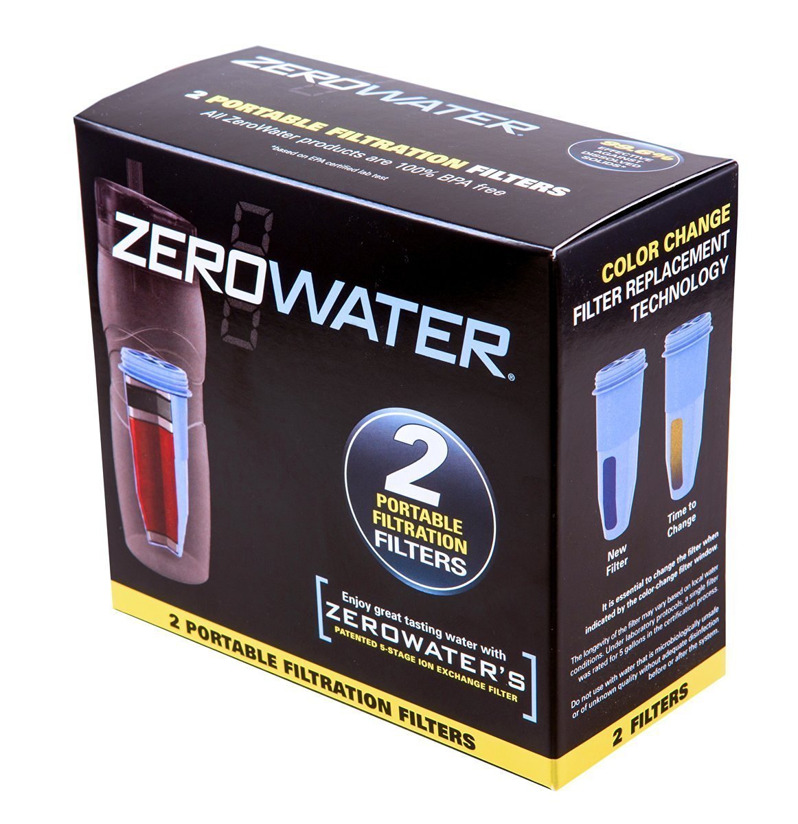 Amazon | Zero Water トラベルボトル用フィルター | ZeroWater | 浄水