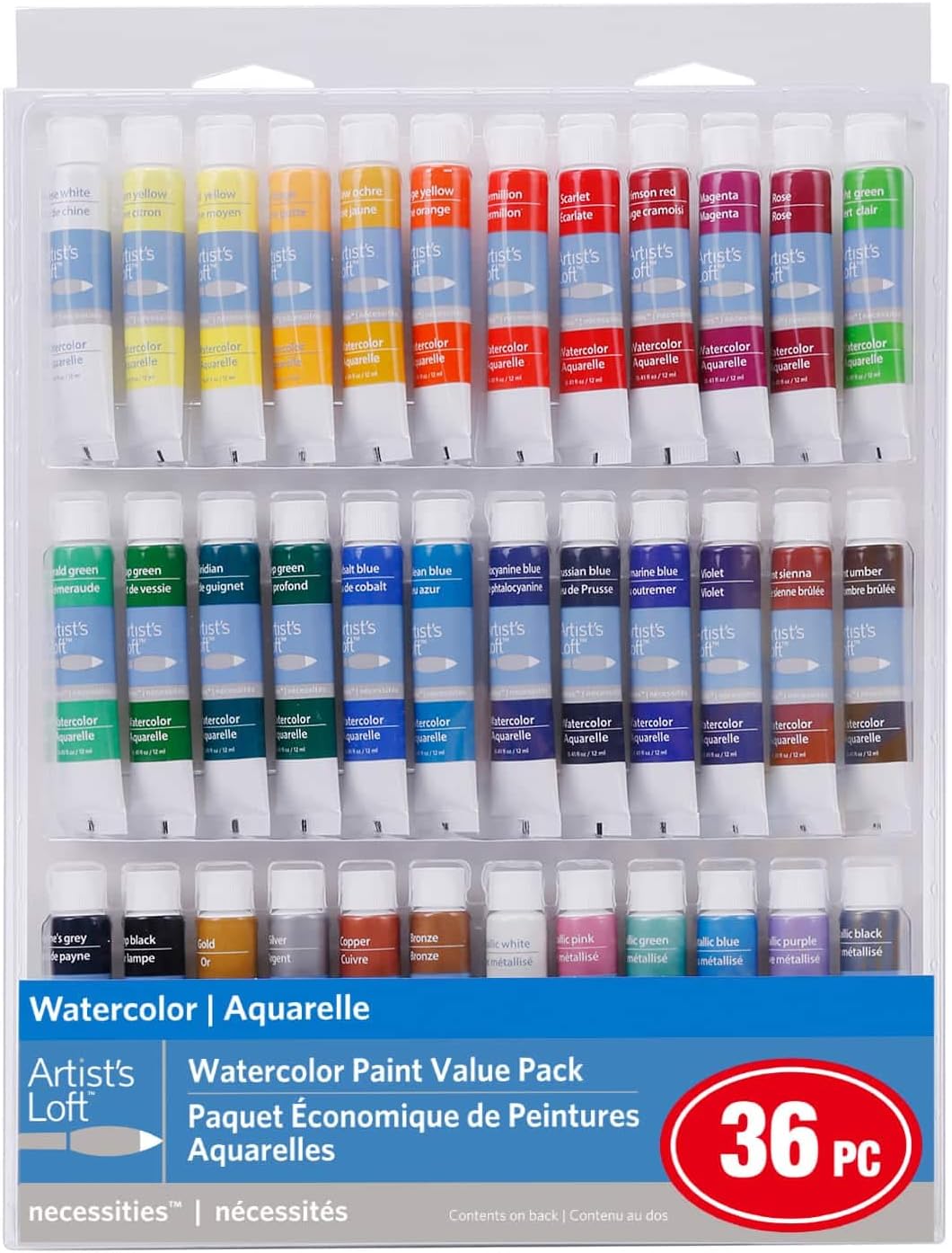 Artist's Loft 36 Color Watercolor Paint Value Pack Necessities™