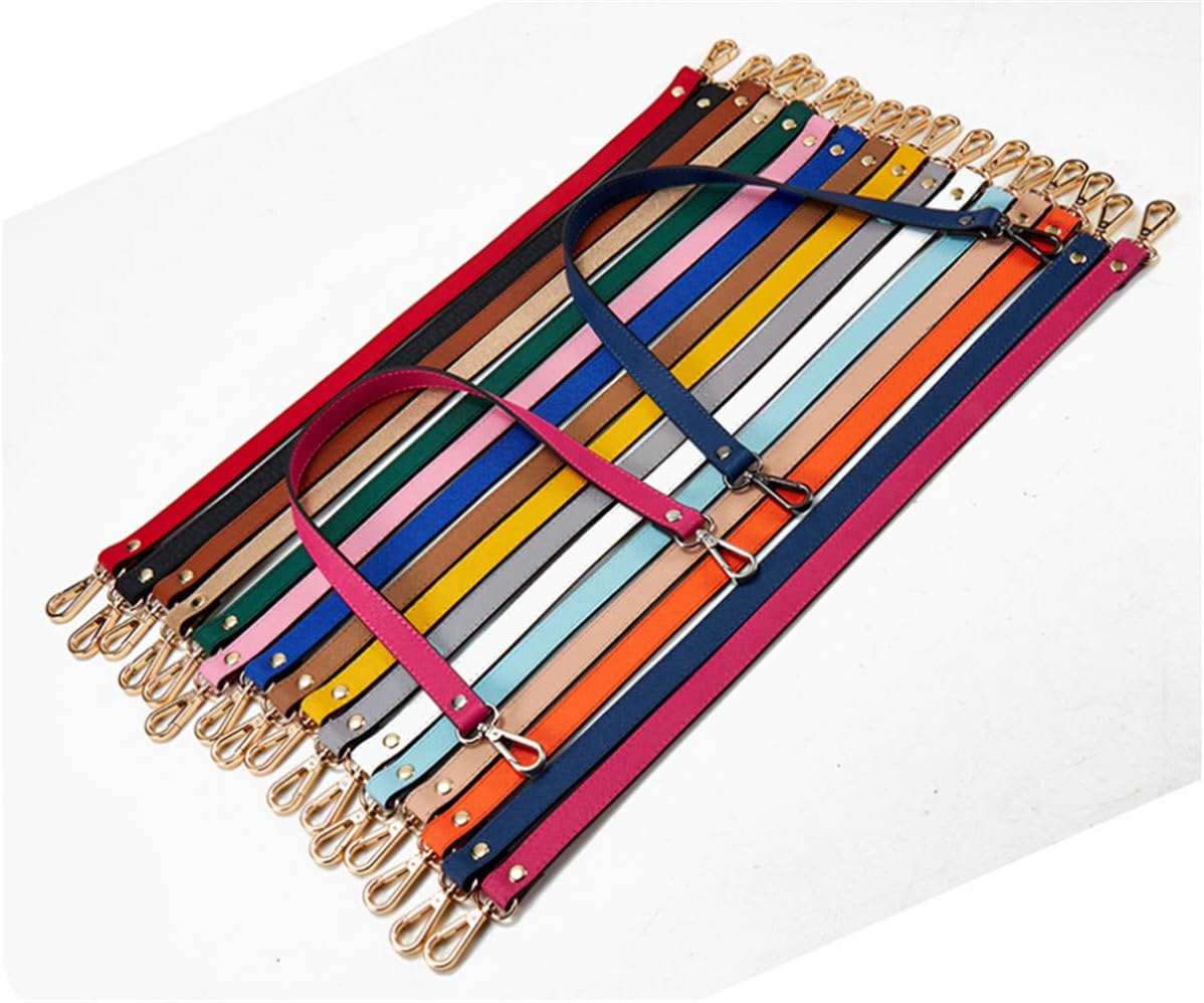 ESUPPORT Purse Straps Replacement Leather Handbags Shoulder Bag Wallet DIY 23.62 Inch Long Silver Metal Buckle - Image 7