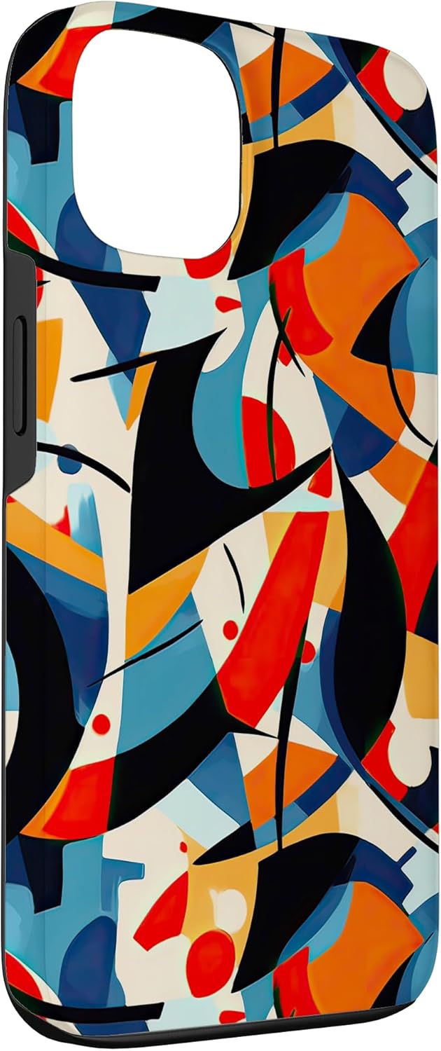 Aesthetic Modern Color Pattern Abstract Art Case for iPhone 13