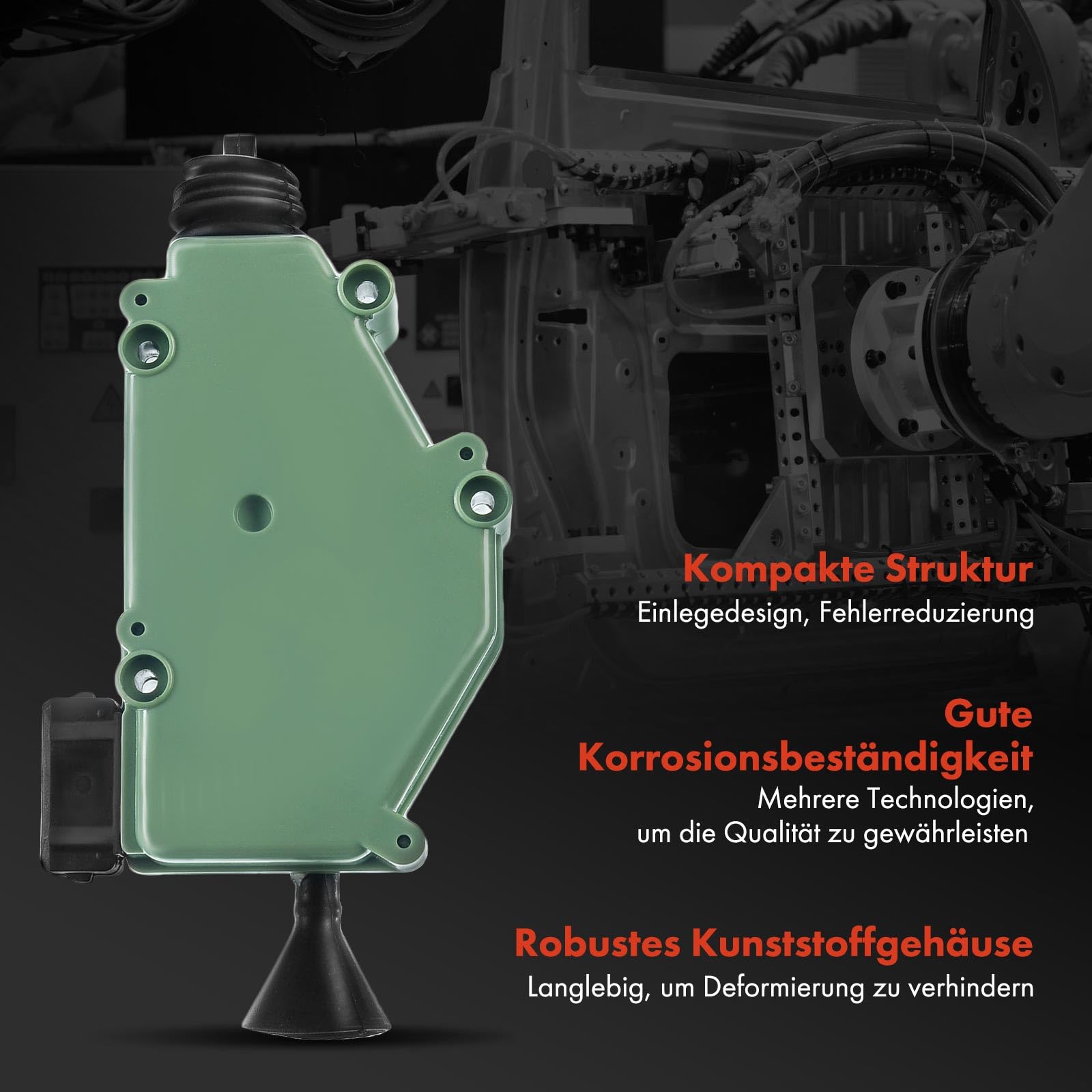 Frankberg 1x Stellmotor Zentralverriegelung Türschloss Stellmotor ZV 4-Polig Kompatibel mit Transporter III T3 1979-1992 Transporter IV T4 1990-2003 701959781 255959783A