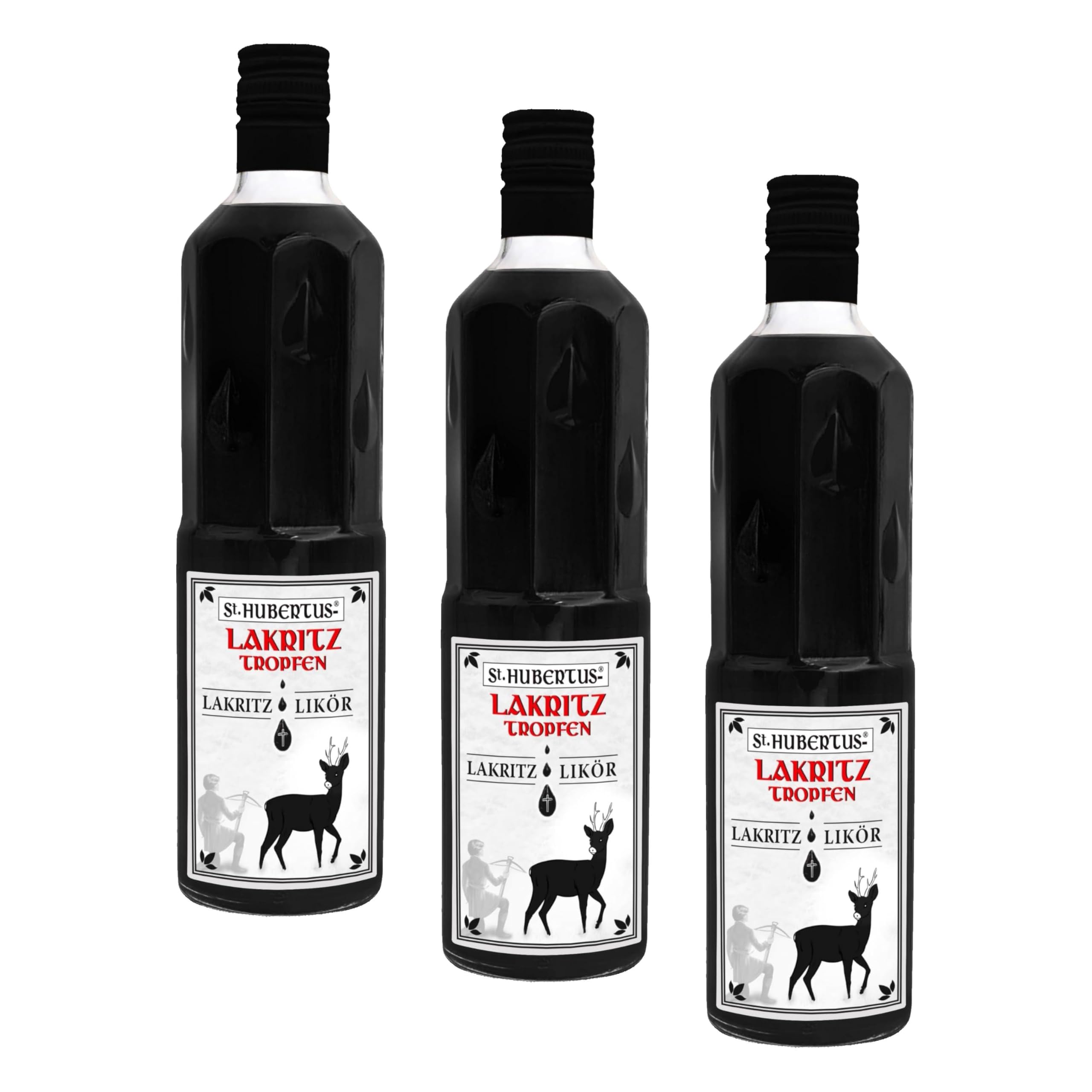 St. Hubertus Lakritz Tropfen (1x0,5 l) (Packung mit 3)