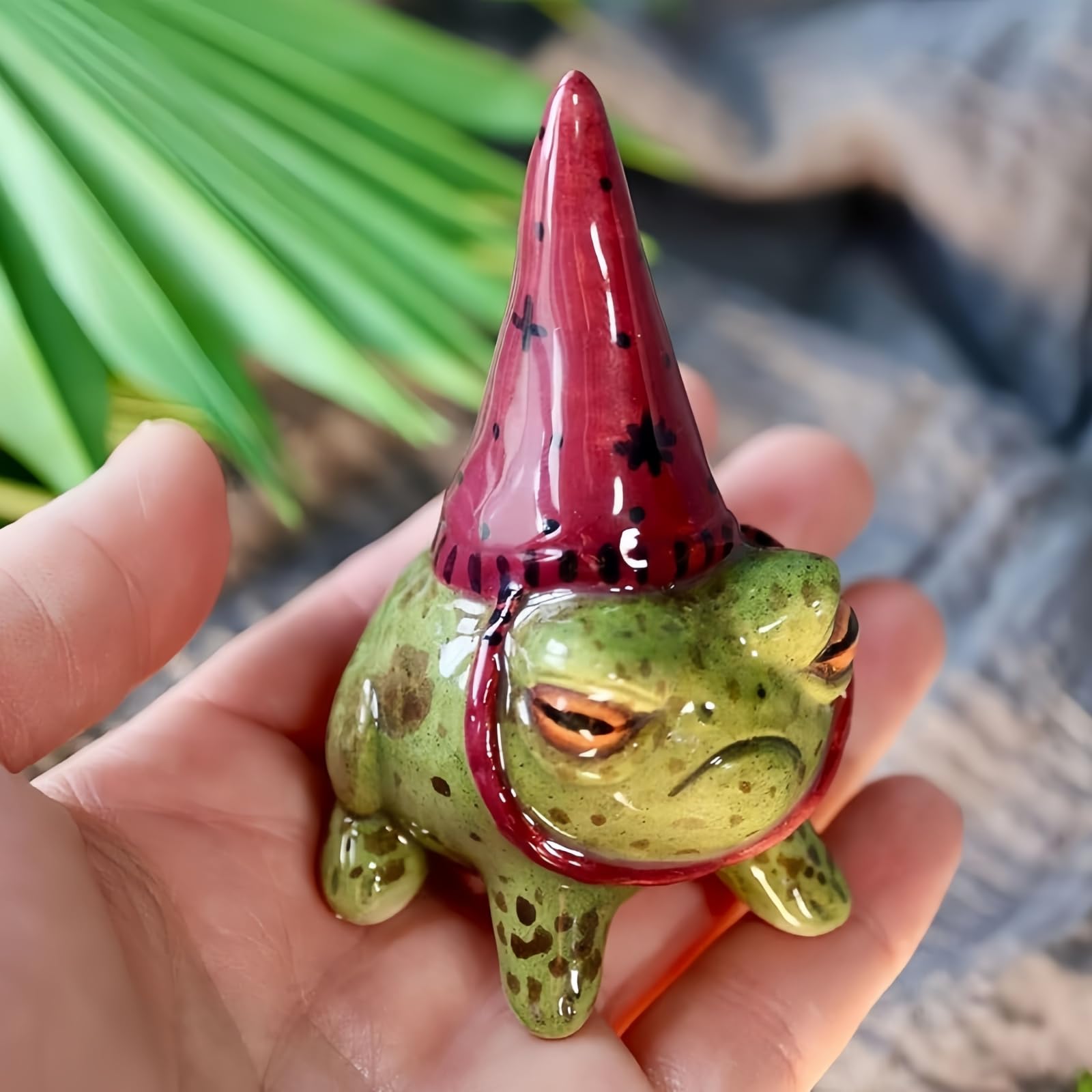 frog lancer 　custom order Amazon.com: Little Wizards Frog Ornaments, Mini Cute Little Frog