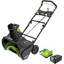 Greenworks 80V (75+ Compatible Tools) 20&rdquo; Brushless Cordless Snow Blower, 2.0Ah Battery and Charger Included