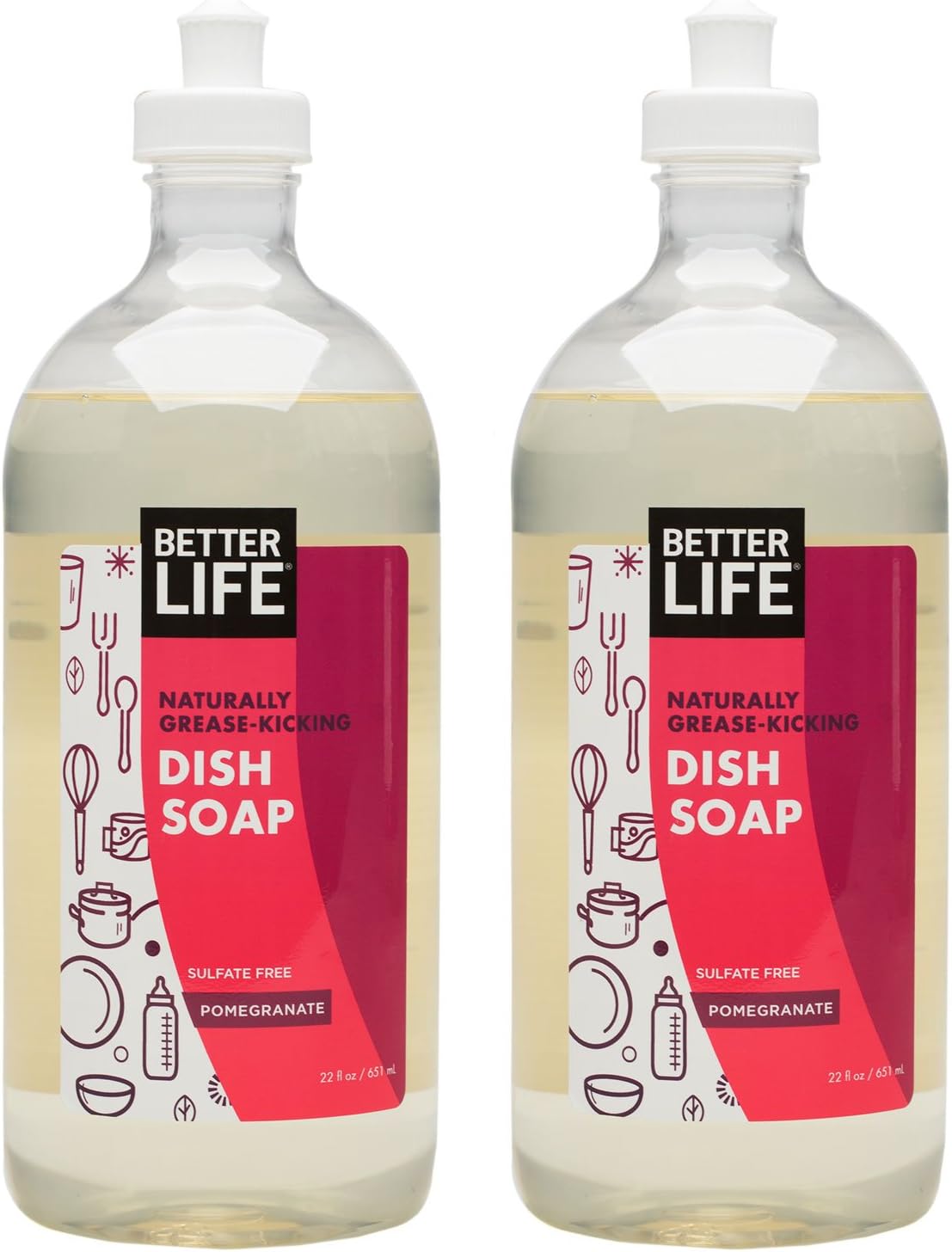 Better Life Dish Soap Liquid Dishwashing Soap with