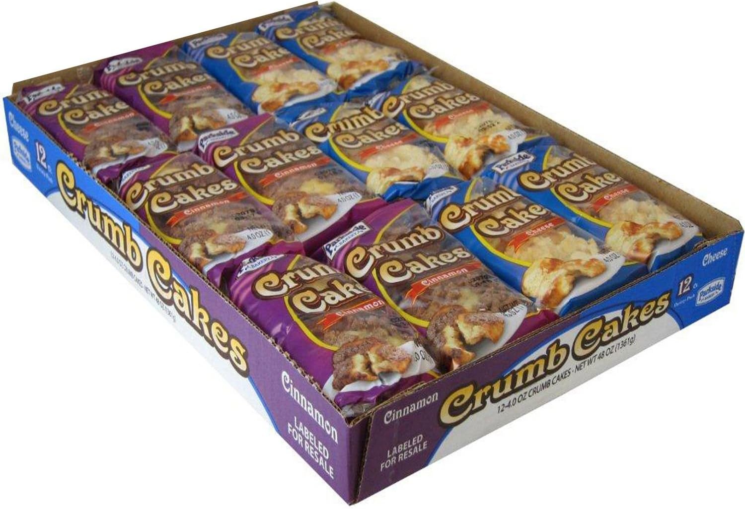 Parkside Bakery Crumb Cake Variety Pack (4 oz., 12 ct.)