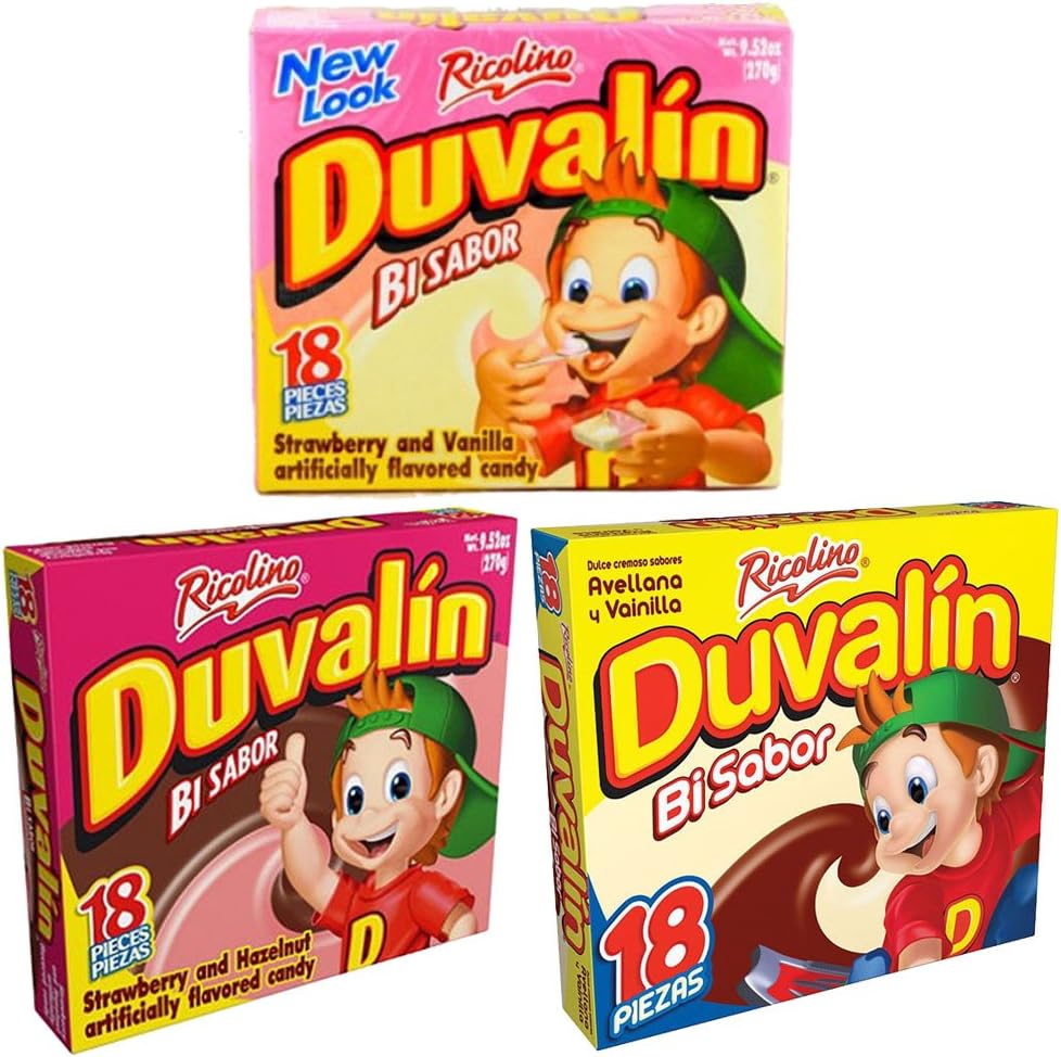 DUVALIN candies (18 pieces in all 3 boxes)