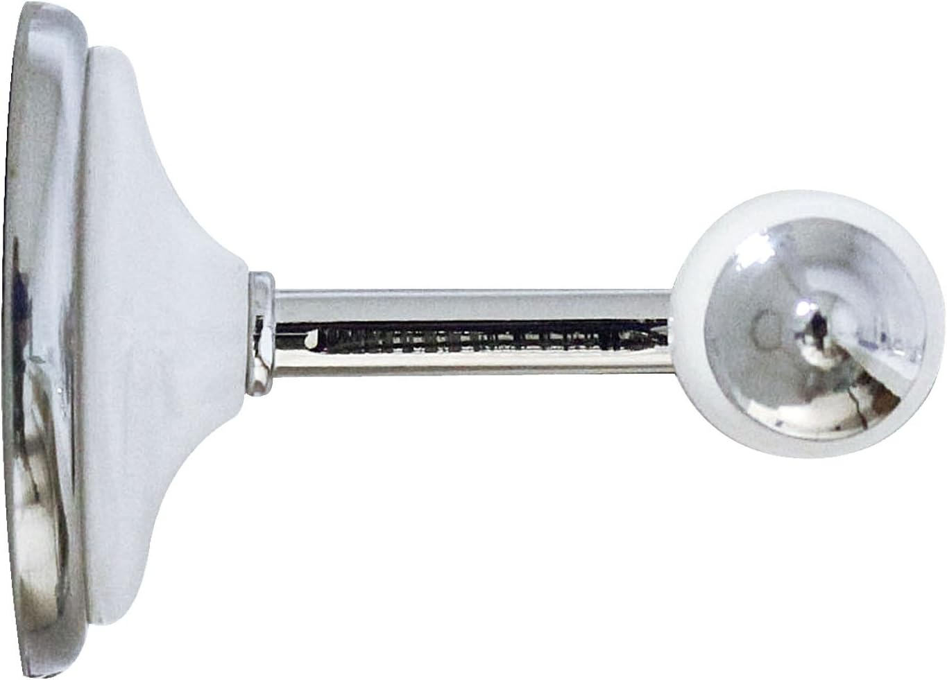 24" Towel Bar - White Porcelain & Chrome - Arora Series - 5 Year Warrantee