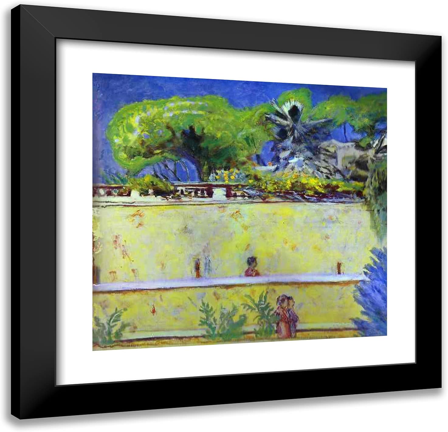 ArtDirect Bonnard, Pierre 21x20 Black Modern Framed Art Print Titled: The Terraces