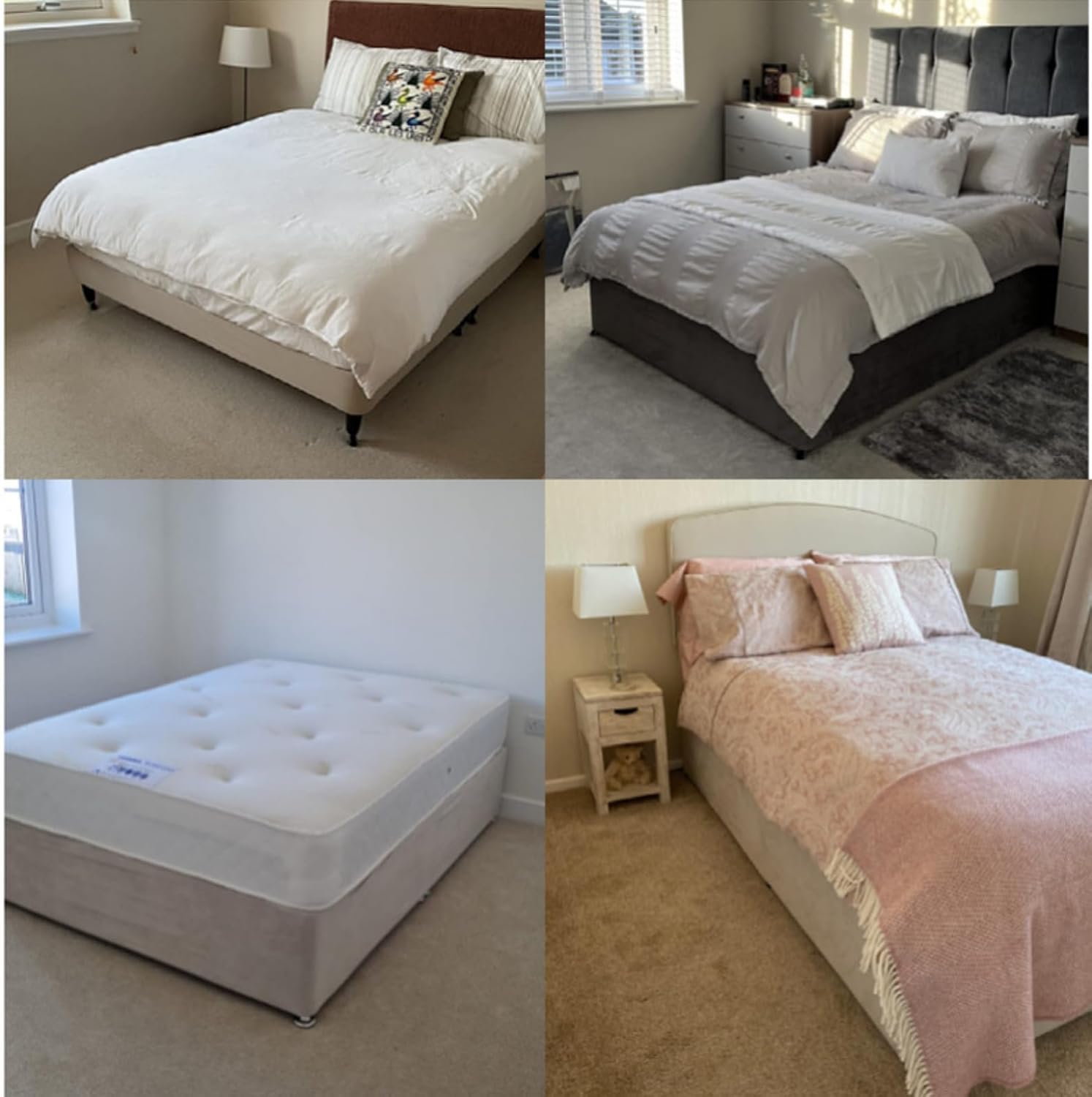 Velvet Box Spring Cover for Full Queen King Size, Stretch Bed Frame Cover Wrap Around Elastic 4 Sides Bed Skirt Alternative Boxspring Cover (Suede, Brown,W:47*L:78.7inch)