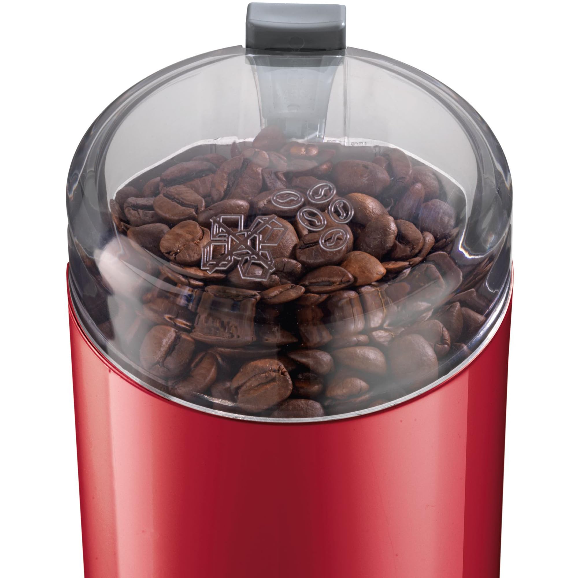 Bosch Macina Caffè e Spezie TSM6A014R, 180 W, 150 g/min, 2 Lame Acciaio Inox, Plastica, Rosso