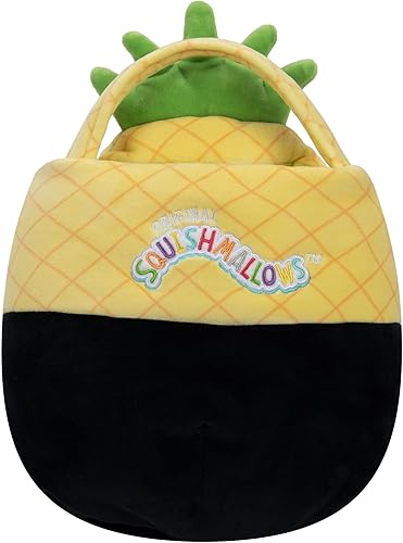 Miniatura 3 de Squishmallows Original Maui the Skeleton Piña - Cubo de golosinas de felpa oficial de Jazwares