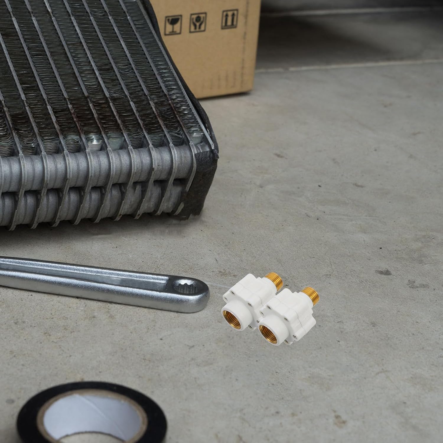 2pcs Universal Anti-Electric Shock Device for Electric and Solar Water Heaters, Copper Head Fireproof Leakage Proof Accessories for Kitchen and Bathroom Safety
