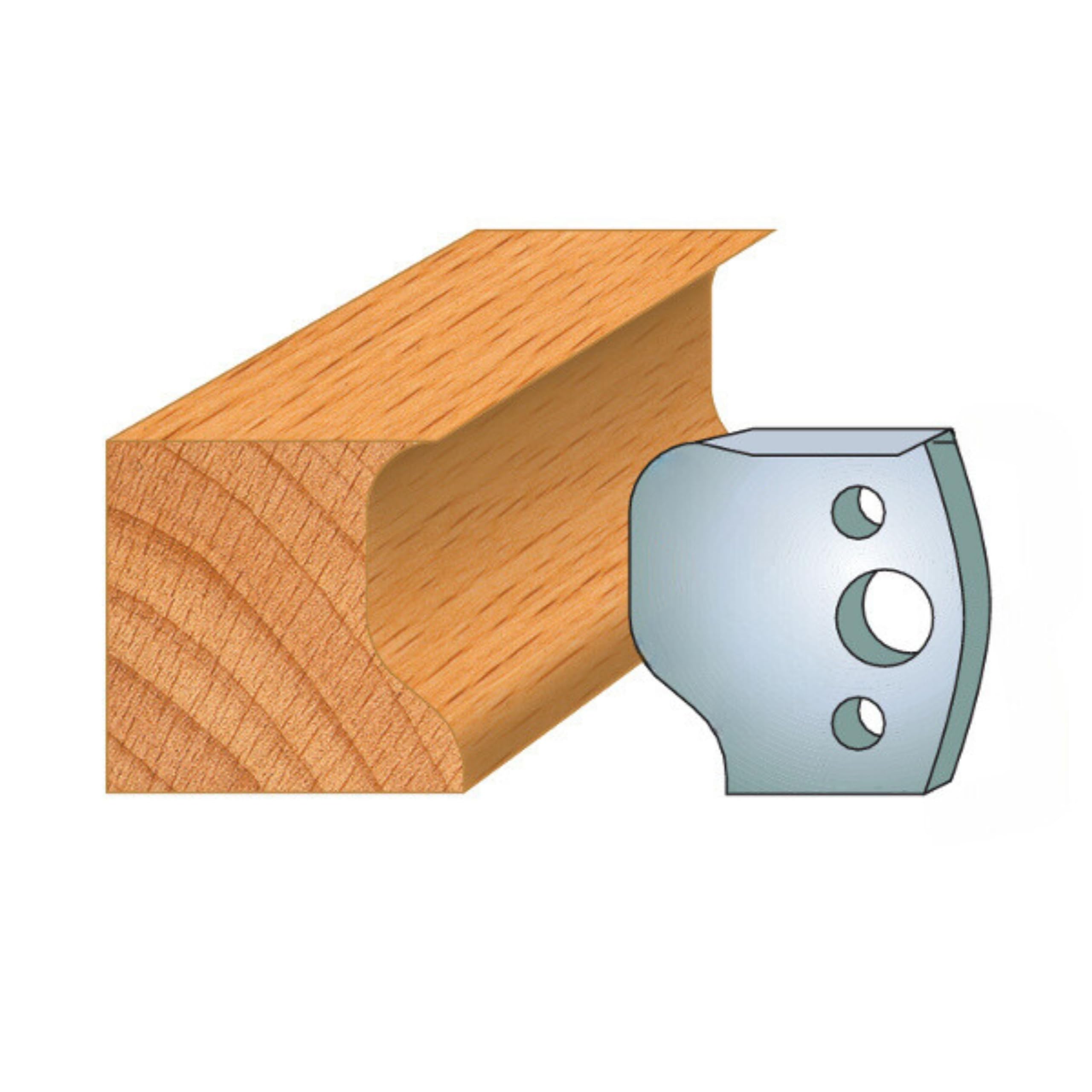 40mm Euro Spindle Moulder Cutters - Profile 049 Knives Only Pack of 2 Made by Xcalibur Tooling โ image 1