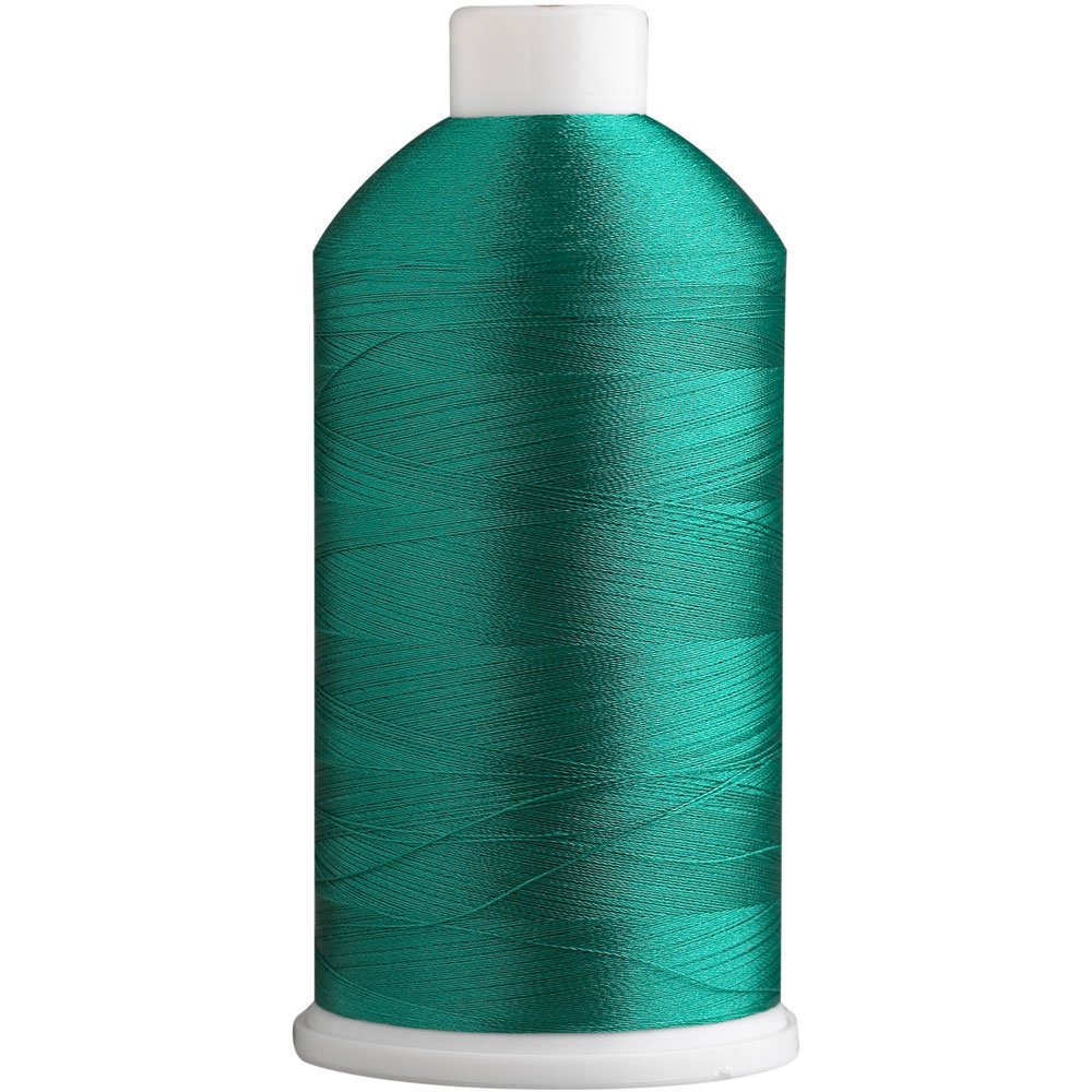 Superpunch SuperB Embroidery Thread 40wt, 5000 m Cone, Emerald Green 450