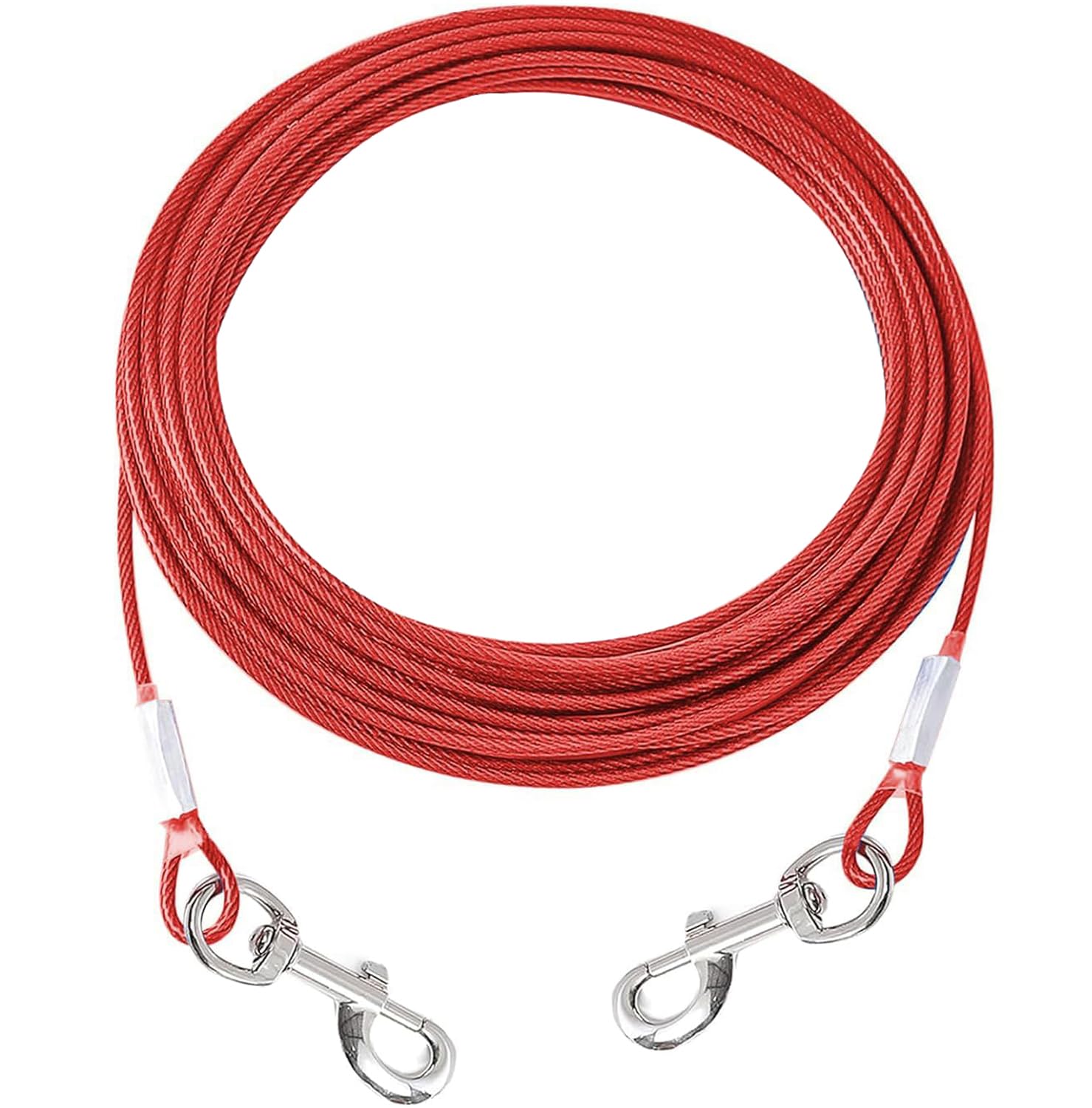 Mi Metty Tie-Out Leinen für Hunde,3/6/9/15m Kausichere Hundeleinen,Tie Out Cables Hofleine Für mittlere bis große Hunde