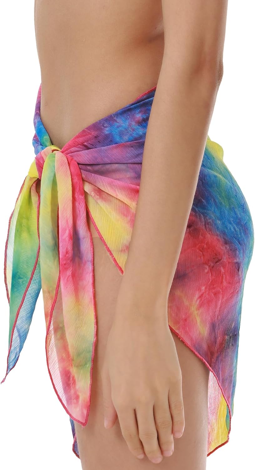 Lucky Brand womens Chiffon Multi-way Sarong, Casual, Beach Cover Ups for Women - Image 2