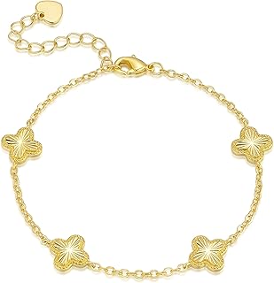 Gold Gold Clover Bracelet for Women