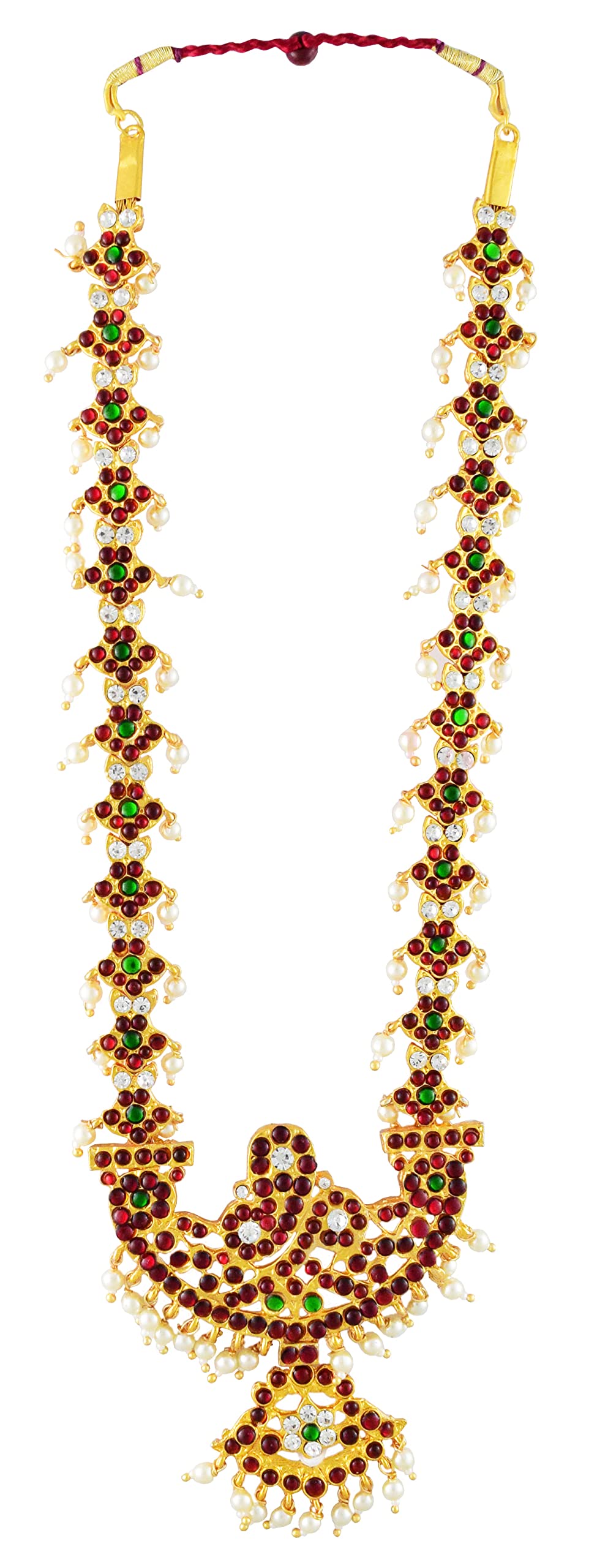 UG products classical Bharatanatyam Dance Jewellery HARAM(502) (B0C3926LJT) Amazon Price History, Amazon Price Tracker