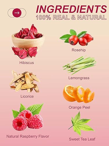 Vista 356 de TeeLux Mugwort Tea Bags - Té de hierbas de artemisa seca natural, sin cafeína, 40 bolsas de té