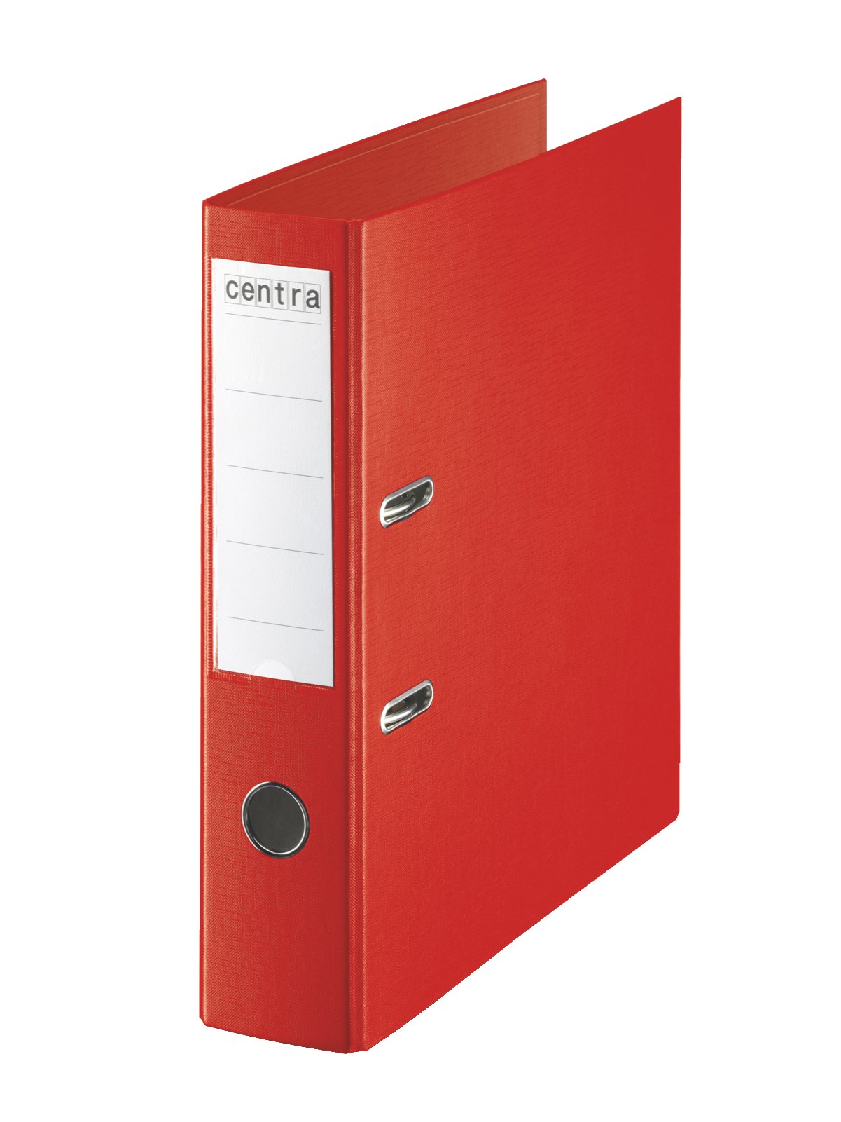 Centra 75 mm A4 Plastic Lever Arch File - Red, Pack of 10