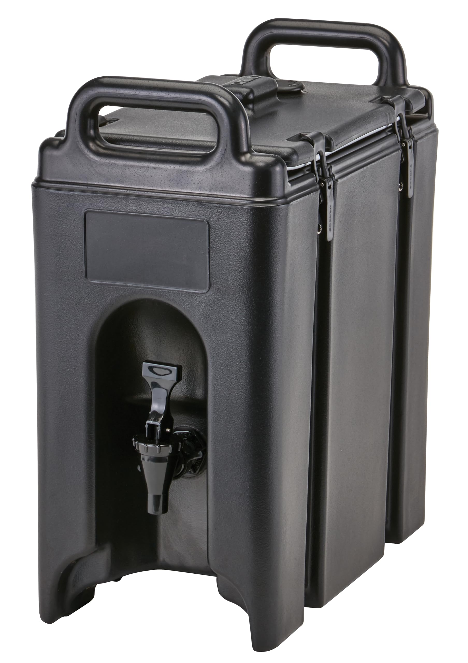 Cambro 250LCD110 Camtainer 2.5 Gallon Black Insulated Beverage Dispenser Case of 1