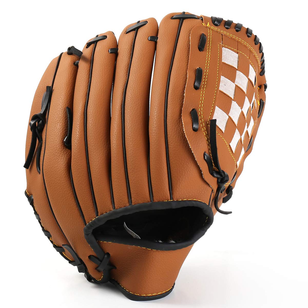 Guante de béisbol para niños/jóvenes/adultos, guantes de softbol deportivo de cuero de la PU mano izquierda