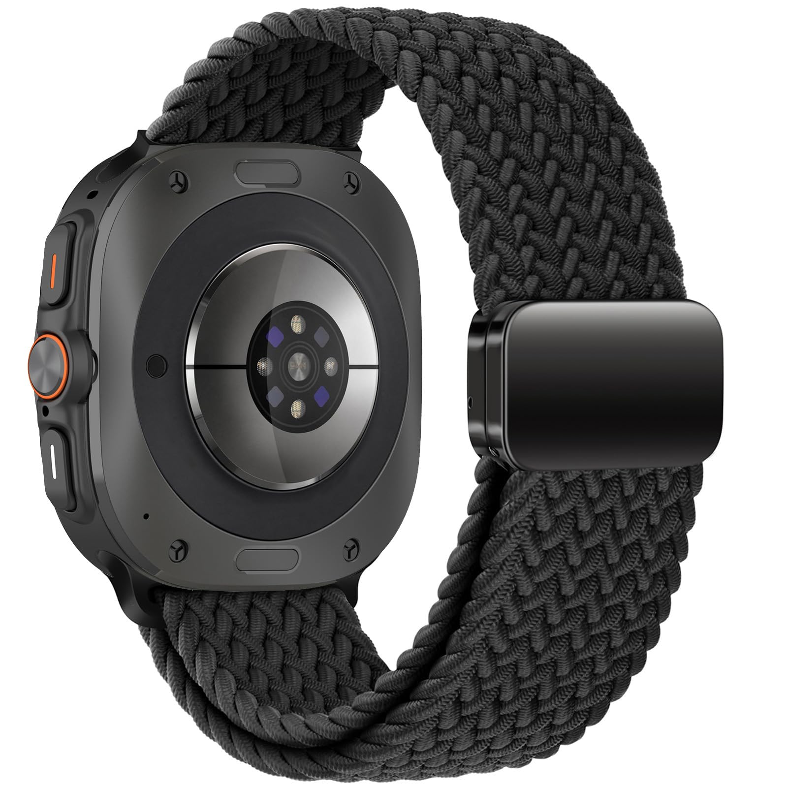 JDIME Cinturino Per Galaxy Watch Ultra Strap 47mm Accessori Bracciale sportivo intrecciato in nylon magnetico Correa per cinturini Galaxy Watch 7 Ultra