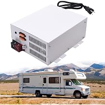 KAOLALI 55Amp RV Converter, 110VAC to 12VDC RV Power Converter w/3 Stage Smart Charging & Adjustable Output Function, PM3-55 RV Battery Charger Power Supply Replacement for WFCO WF-9855 WF-9800 Series