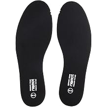 riemot Memory Foam Insoles for Women Men, Super Soft Replacement Innersoles for Sneakers Walking Shoes Boots Liners, Thin Comfort Cushioning Shoe Insert Black-5mm EU 37.5