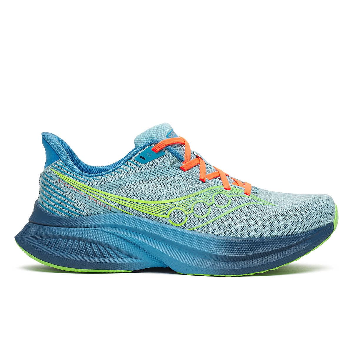 Saucony Men's Running Endorphin Speed 5 Sneaker Air/Lime - Running Shoes | Mubboo