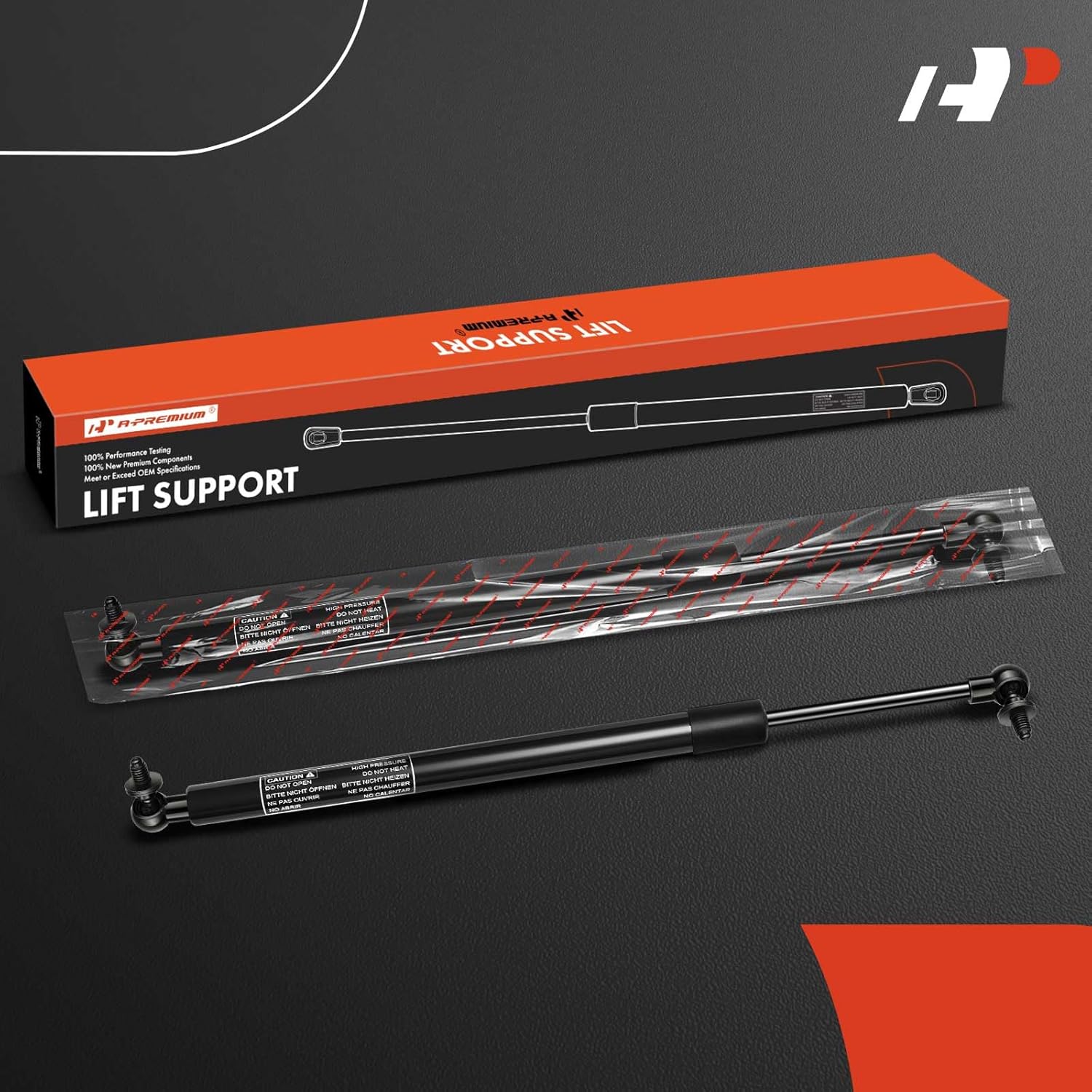 A-Premium Rear Hatch Liftgate Lift Supports Struts Shocks Compatible with Select Chrysler & Dodge Models - Town & Country, Grand Voyager, Grand Caravan 2001-2007, Voyager - Replace# 4894554AG(2PC Set)