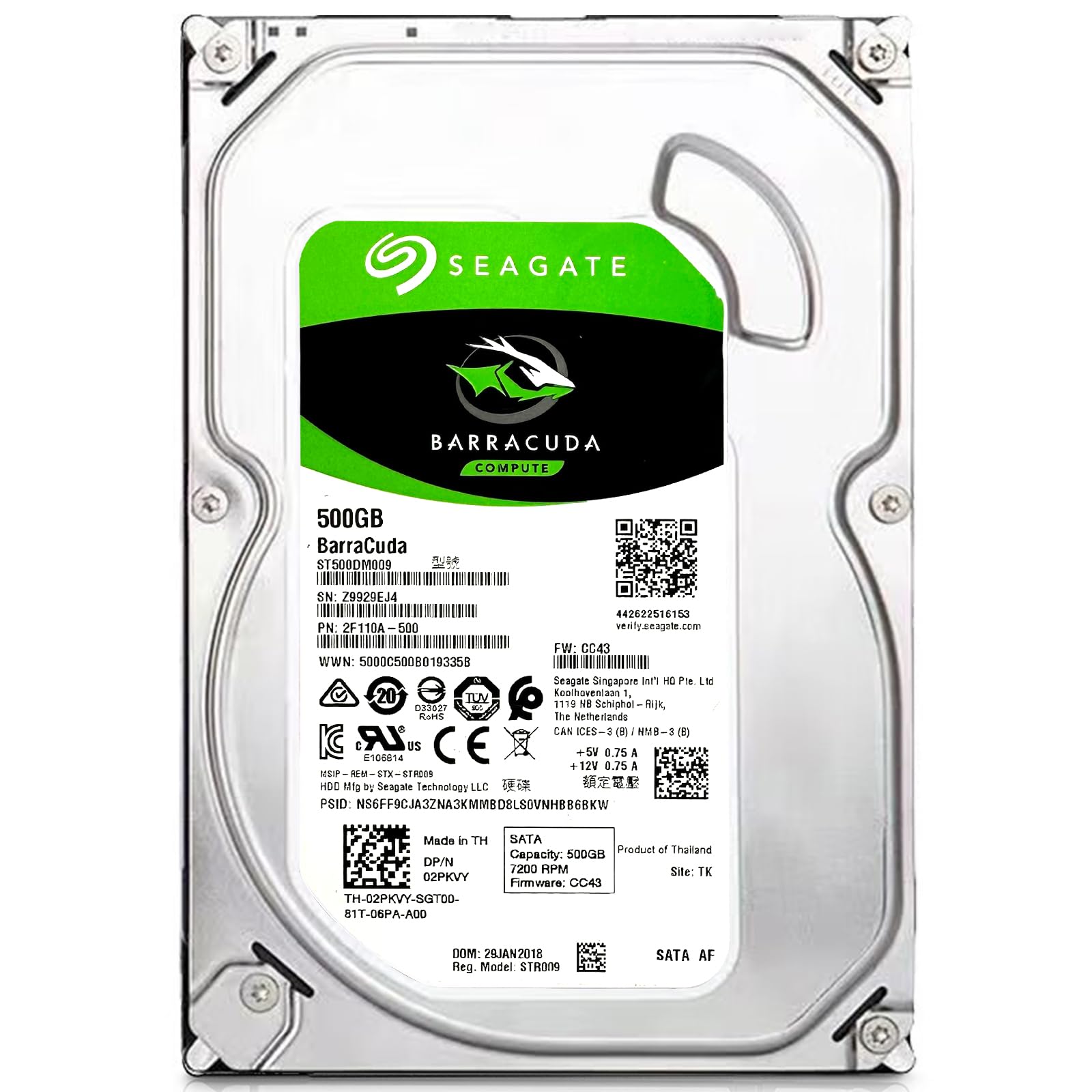 Amazon | シーゲイト HDD 500GB 3.5