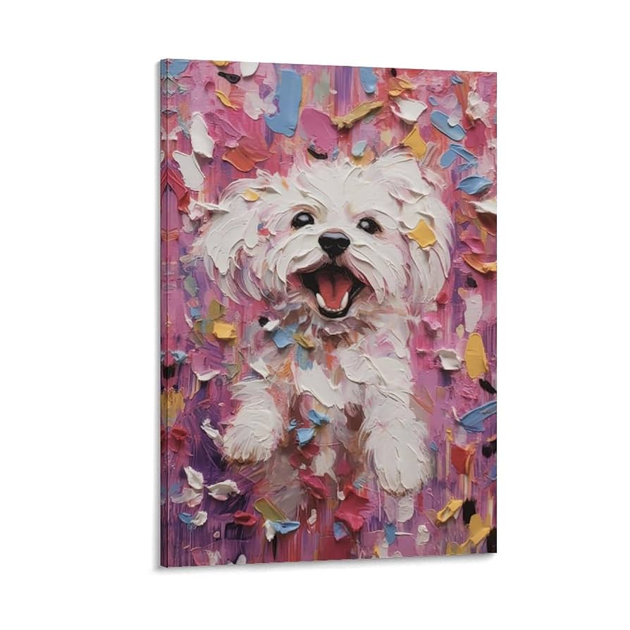 Amazon.co.jp: ドッグ マルチーズ ドッグ ポスター ポスター