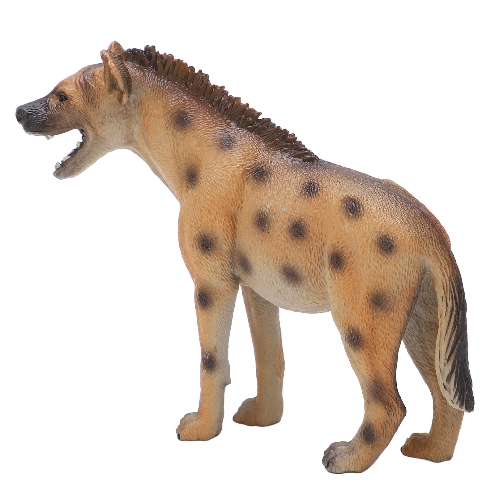 Hyena Figure, Wild Style Vivid Details Hyena Toy Plastic Material for Desktops for Home